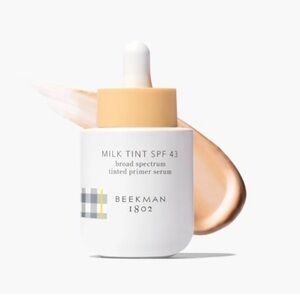 NEW Beekman 1802 Milk Tint SPF 43 Tinted Primer Serum Med New Never opened